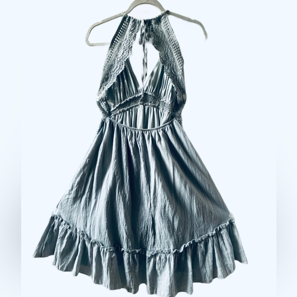 Light Blue Sleeveless Dress - Picture 7 of 8